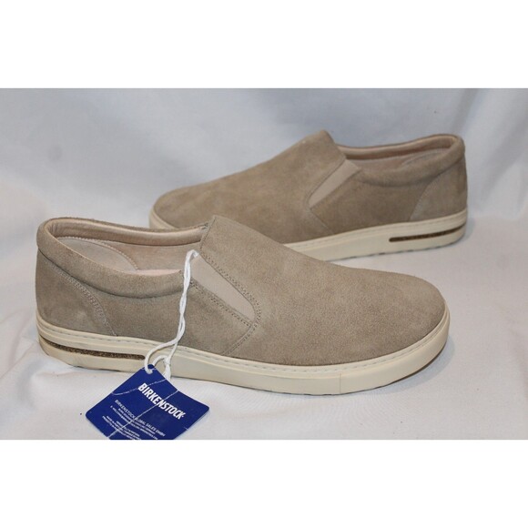 Birkenstock Oswego Suede Men\'s Casual Shoes Sneakers Taupe EU 45 REG NIB $150 main image 4